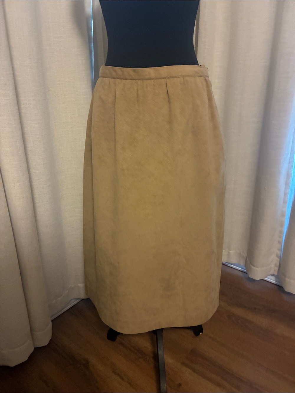 Source Unknown Classic Brown Pencil Skirt